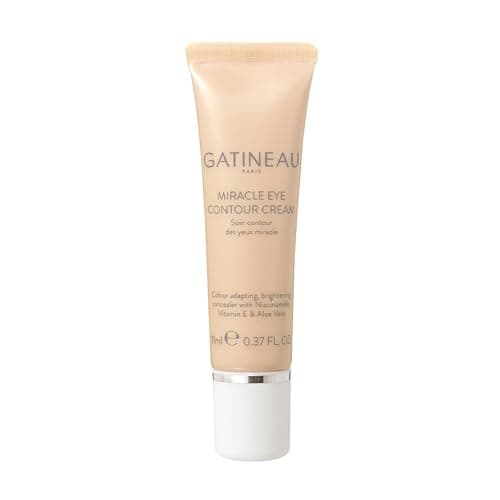 Image of GATINEAU Miracle Eye Contour Cream - 11ml, Makeup + Skincare Eye Brightening Concealer, Smooths Fine Lines, Conceals Dark Circles and Imperfections, Vitamin E, Niacinamide and Aloe Vera