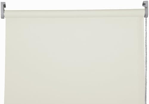 Image of Apex Furnishings Cream Blackout roller blinds for windows, Thermal Insulated UV Protection Child Safety Trimmable Easy Fit Home office Window Blinds W 90cm x L 165cm