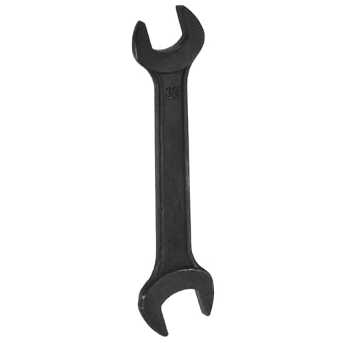 Image of sourcing map Metric Double Open End Wrench 36mm x 41mm Standard Size Carbon Steel Spanner Wrench for Auto Household Maintenance Routine Repairs, Black
