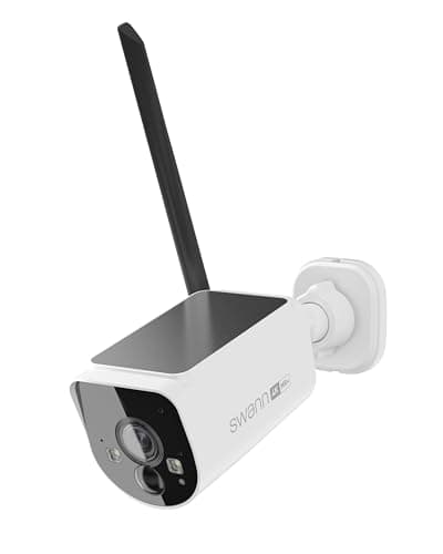 Image of Swann MaxRanger4K Wi-Fi NVR Security Add-on Camera, With Forever Charged Solar Panels, Longest Range Wireless Outdoor Cameras, Person Vehicle Detection, Color Night Vision, Wire Free, No Monthly Fee