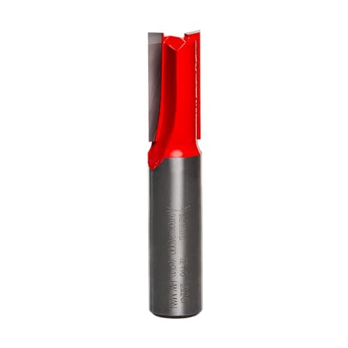 Image of 1/2" (Dia.) Double Flute Straight Bit (Double Grind)