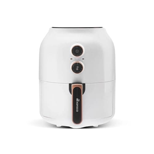 Image of Karaca Multifry Air Fryer 3.5L, White Air Fryers with Single Drawer, Large & Compact Airfryer for Family, Oil-Free Cook, 30 Minute Timer & Adjustable Temperature, 360° Air Circulation, 1300W