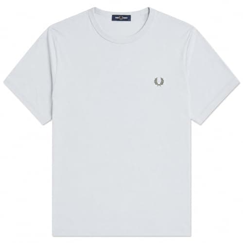 Image of Fred Perry Ringer T-Shirt Dusky Blue