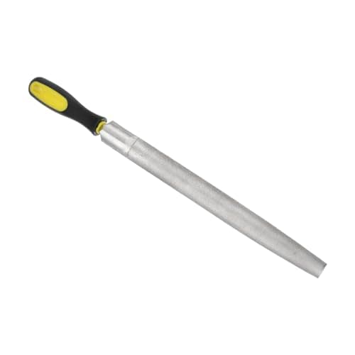Image of CoCud Diamond Coated Half Round File, 12 Inch 80 Grits, Diamond Hand Rasp with Non-Slip Handle - (Applications: for Grinding on Glass Stone Marble Rock Bone)
