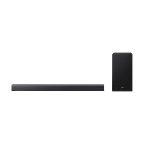 Image of Samsung B-Series Soundbar, B450F, 2.1 hp, Subwoofer, 2.1 channel Sound, Dolby Audio/DTS Virtual:X, Bass Boost, Adaptive Sound, HW-B450F/ZN (2025 - United Arab Emirates Version)