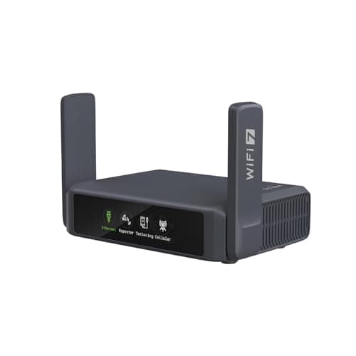 Image of GL.iNet GL-BE3600 (Slate 7) Portable Travel Router, Pocket Dual-Band Wi-Fi 7, 2.5G Router, Wireless Access Point, VPN Mobile Wifi Routers Abroad for Modem, Mini Routers, Suitable for Hotel, Business