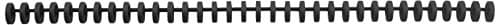 Image of GBC ProClick Binding Spines 12mm A4 Black (95 Sheets Capacity, Pack of 100)