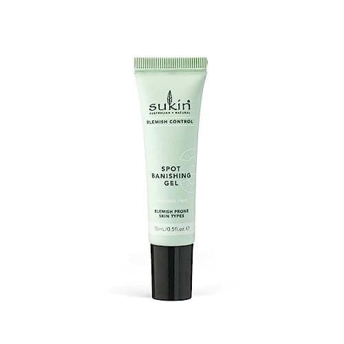 Image of Sukin Blemish Control Spot Banishing Gel 15ml - with Tea Tree; cruelty free & vegan friendly - fights impurities and spots to help appearance of acne skin.