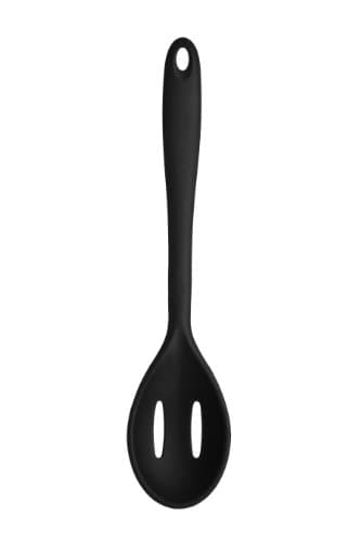 Image of Premier Housewares Zing Silicone Slotted Spoon, Black