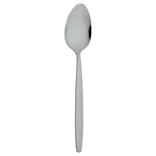 Image of Grunwerg DS999P Economy Collection Stainless Steel Dessert Spoon, Mirror Polished Finish, Extra Value Pack of 12, 18 x 4 x 2 cm