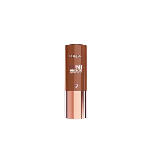 Image of L'Oréal Paris Bronzer Stick, Lumi Bronze Le Stick Soleil, Cream-to-Powder Bronzer Stick, Sunkissed Glow, Buildable, blendable and Never Cakey, Shade 130 Sunset Dore