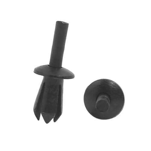 Image of TUCKBOLD 10pcs 5mm Plastic Rivet Engine Trim Fastener Panel Retainer Clips Automotive Parts