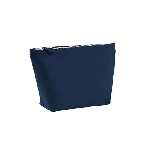 Image of Westford Mill Canvas Accessory Bag, Colour: Navy, Size: S (13 x 12.5 x 6 cm)