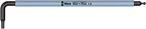 Image of Wera 05022600001 1.5 x 90 mm 950 SPKL Metric Hex Key - Silver