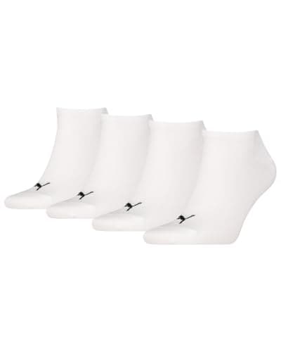 Image of PUMA 4 Pairs Sneaker Socks White 2.5-5 (35/38)