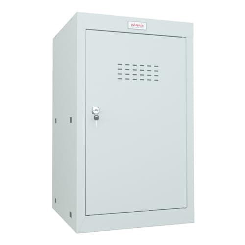 Image of Phoenix CL0644GGK Size 3 Light Grey Cube Locker with Key Lock