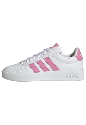 Image of adidas Unisex Kids Grand Court 3.0 Shoes Junior, FTWR White/Bliss Pink/Bliss Pink, 5 UK