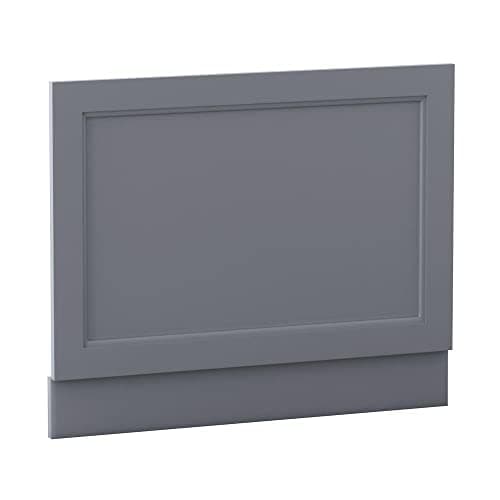 Image of Aquariss 700mm Traditional Bath End Panel Matte Grey MDF Adjustable Height