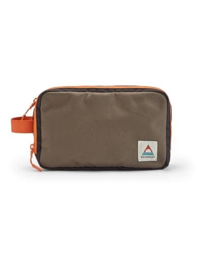 Image of Passenger Recycled Travel Wash Bag (True Black/Khaki)
