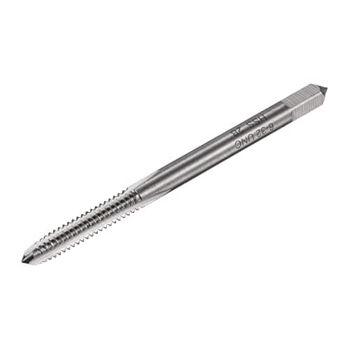 Image of sourcing map Thread Milling Tap 6-32 UNC, M42 HSS (High Speed Steel) Uncoated 3 Straight Flutes Machine Screw Threading Tap 2B Tolerance Grade