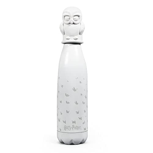 Image of Harry Potter - Water Bottles - Harry Potter Hedwig Metal Water Bottle with 3D Lid 500ml