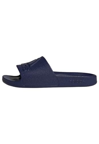 Image of adidas Unisex Adilette Aqua Slides, Dark Blue/Dark Blue/Dark Blue, 6 UK