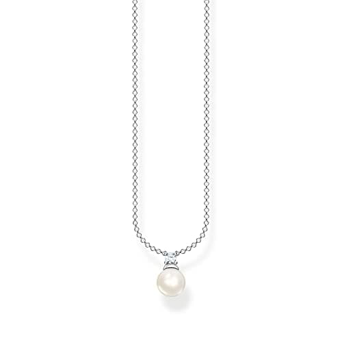 Image of Thomas Sabo Necklace pearl silver 925 Sterling Silver
