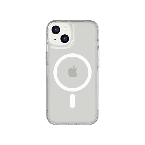 Image of tech21 iPhone 14 Evo Clear Compatible with MagSafe – Scratch-Resistant, Shock-Absorbing Clear Phone Case with 12ft Multi-Drop Protection