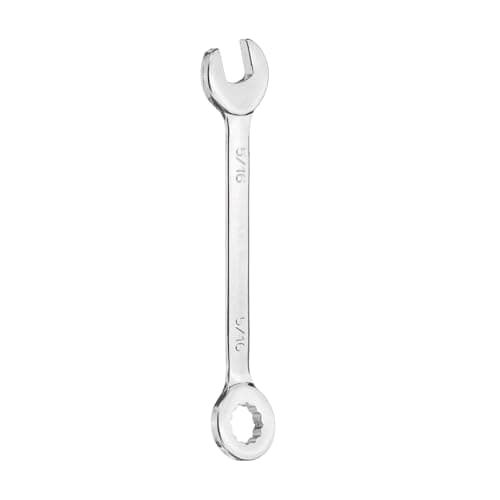 Image of sourcing map Mini Combination Wrench 5/16" 12-Point Box End & 15 Degree Angled Offset Open End CR-V Steel Double Ended Spanner Tool for Household Automotive Machinery DIY Repair