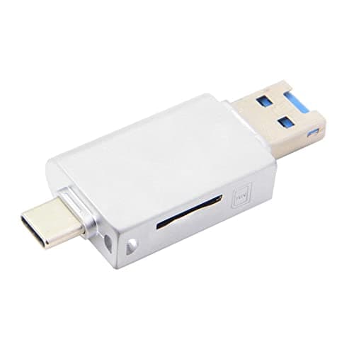Image of JSER USB-C Type C USB 2.0 to NM Nano Memory Card & TF Micro SD Card Reader Compatible for Huawei Cell Phone & Laptop