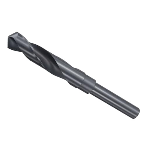 Image of METALLIXITY Drill Bit (17.5mm), 1/2" Reduced Shank Round 4341 High-Speed Steel 135° Bits for Drilling Holes in Thin Metal Steel Wood Plastic Aluminum DIY Project