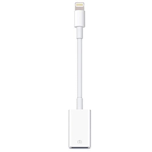 Image of WORLDBOYU Lightning to USB Camera Adapter Lightning Female OTG Cable Adapter for Select iPhone,iPad Models Support Connect Camera, Card Reader, USB Flash Drive, MIDI Keyboard, White