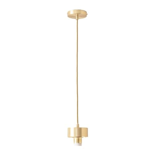 Image of ValueLights | Brianna Brushed Gold Cap Detail Adjustable Single Pendant Ceiling Light | Ceiling Lights, Home Décor & Improvement Essential