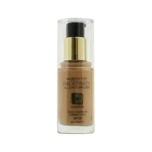 Image of Max Factor Facefinity 3-in-1 All Day Flawless Liquid Foundation, SPF 20 - 77 Soft Honey (Packaging May Vary)