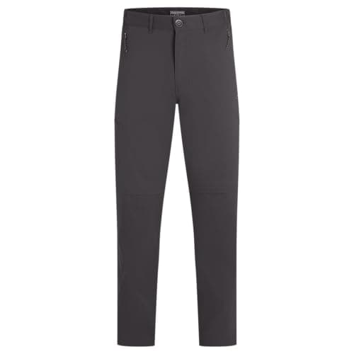Image of Craghoppers Mens Kiwi Pro III Convertible Trousers, Dark Lead, 40W Long EU