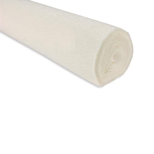 Image of FloristryWarehouse Crepe Paper roll 180g (50X250cm) White (Shade 600)