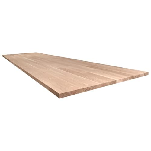 Image of Snowdon Timber Oak Furniture Board | 18 x 600 x 2000mm | Solid Oak Panel for Worktops, Shelving & DIY Projects