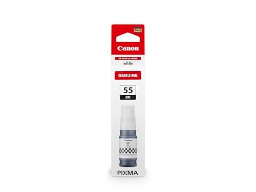 Image of Canon GI-55BK Black Ink Bottle - Genuine Ink - Compatible MAXIFY GX1050/GX2050