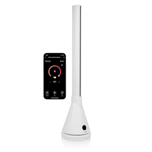 Image of Princess Smart tower fan, 2-in-1, cooling & heating, 24h-Timer, Controllable via App, 10 settings, 80° Oscillation, 56 dB max, White or black