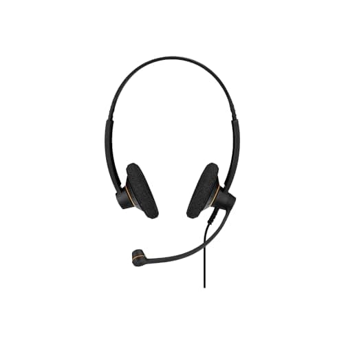 Image of EPOS Sennheiser 1000551 I Sennheiser Impact Sc 60 USB Ml Stereo Headset, On Ear, Black with Orange Color Highlights