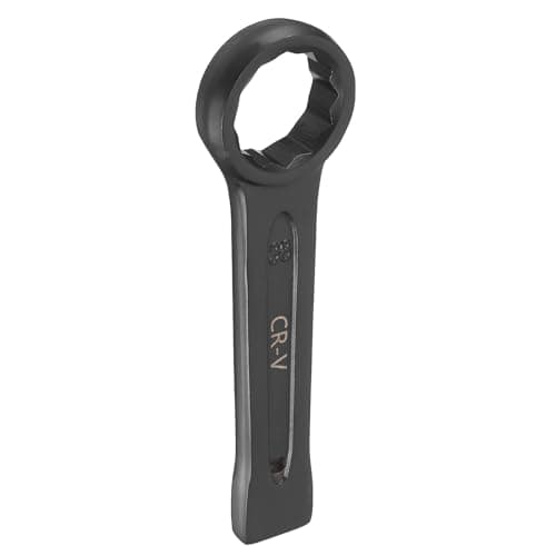 Image of sourcing map Slogging Box End Striking Ring Wrench 38mm Metric CR-V Steel 12-Point Flat Strike Wrench Baking Paint Single Head Spanner Hand Tool for Mechanical Automotive Repair
