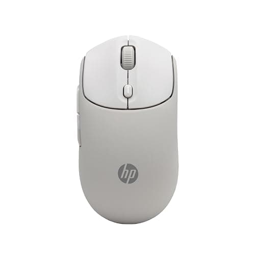 Image of HP 400 Quiet Wireless Mouse – Dual Bluetooth and USB 2.4GHz | 24 Month Battery | Silent Clicks | Soft Touch | 2D scroll wheel | Up to 6000 adjustable DPI | Maple