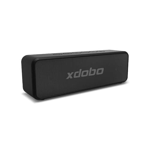 Image of xdobo X5 Bluetooth Speaker, 30W Wireless Portable Speaker, IPX6 Waterproof, TWS Pairing, 8H Playtime, Type-C Charging – Black