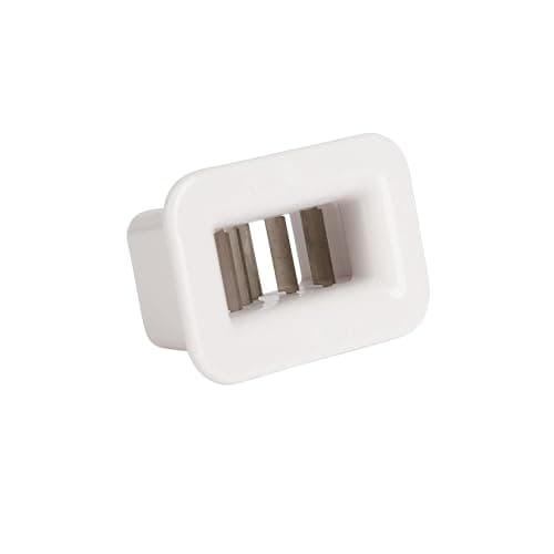 Image of KitchenCraft Runner Bean Slicer, Plastic/Stainless Steel Easy-to-Use Bean Cutter, 5.5 x 4 x 3cm, White