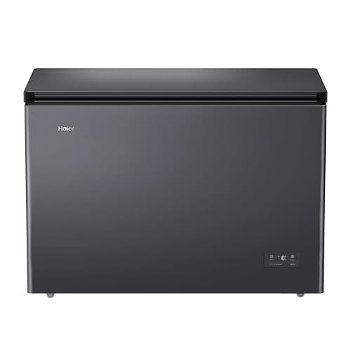 Image of Haier Free Standing Chest Freezer, 1 Door, Total No Frost, E Class, 300L Total Capacity, Dark Inox 120x62x96.5cm - HCE300NFEK