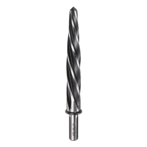 Image of sourcing map Taper Chucking Reamer 3/4" M2 High Speed Steel Spiral Flutes Bridge Reamer Bit with 1/2" Shank for Metal Alloy Aluminum Wood Plastic Hole Reaming