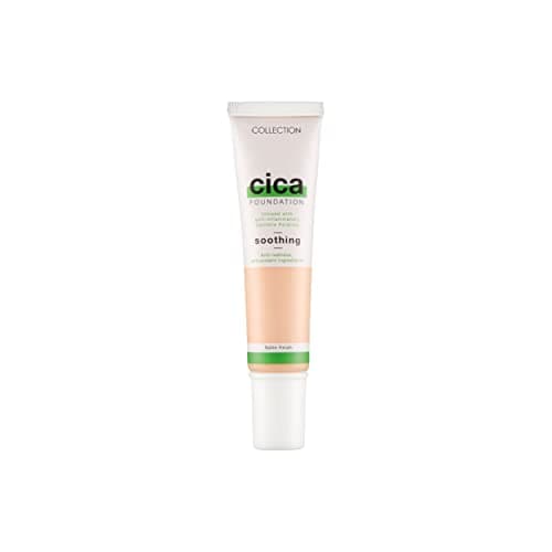 Image of Collection Cosmetics Hydrating Medium Coverage Cica Foundation Infused with Anti-Redness, Vegan Foundation, 30ml, Ivory