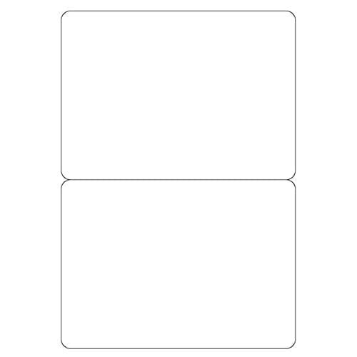 Image of 100 x 2 Labels per Sheet, A4 White Self Adhesive Address Shipping Mailing Labels, Sticky Back Printing Sticker, Laser/Inkjet Printers and Copier Size 199.6mm x 143.5mm.