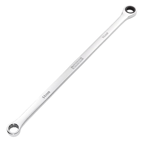 Image of Draper 27770 HI-TORQ Metric Extra-Long Double Ring Ratchet Spanner, 14mm