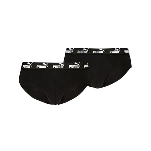Image of PUMA ELEMENTS MEN BASIC BRIEFS 2P Black